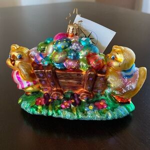 Christopher Radko Egg Carton Ornament